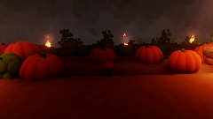 Scary pumpkin patch