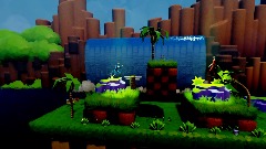 Green Hill Zone fighting stage