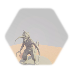 Statue Vooden