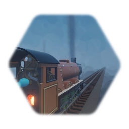 Miniature gauge steam locomotive