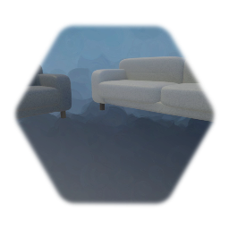 Mid Century Sofa Set