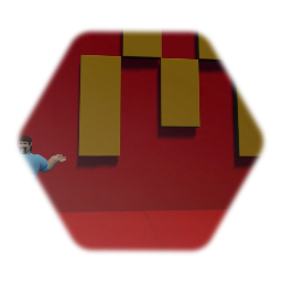 McDonald's logo Minecraft style