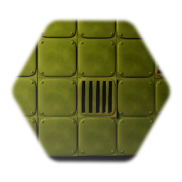 Double sided metal wall tile