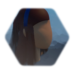Brown Hair with Movement and Headband