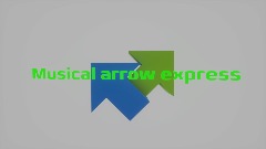 Musical arrows express test stage