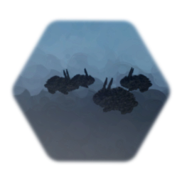 Background Shadow Rabbits