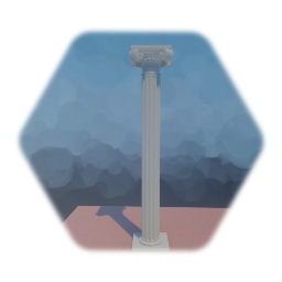 Fluted Column with Ionic Capital