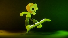 Gurki doing a freestyle skateboard trick