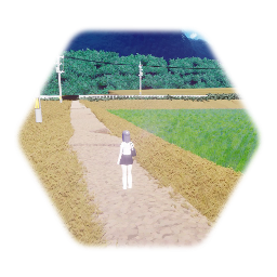 Japanese country side in summer (α ver.)