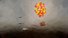 In the Clouds- Scene from Up
