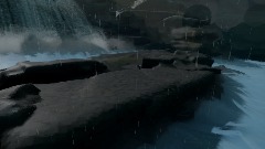 Simple Fighter Waterfall Arena