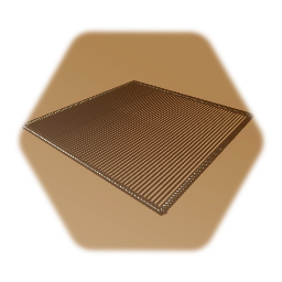 Metal Grate Platform with Twisted Metal Border