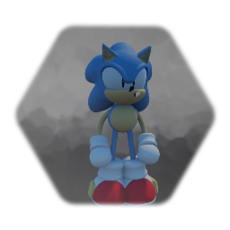 Stylized mania Sonic