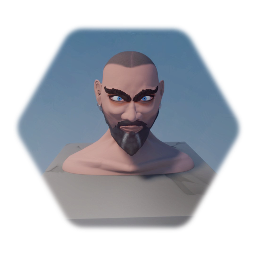 Wizards head bust (kareem masterclass second attempt)