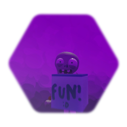 Playable jack-in-the-box zombie