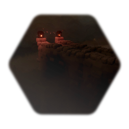 Bridge with braziers