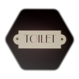 Toilet sign