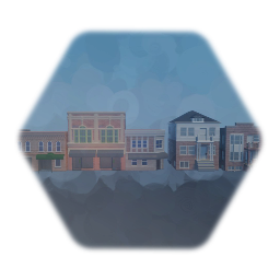 Southwest Detroit buildings Set