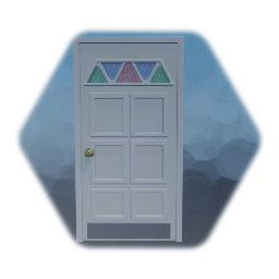 Medal Door and Frame Stain  Glass (Functional)