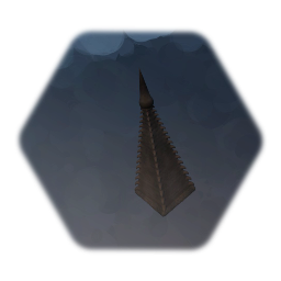 Four sided gothic spire