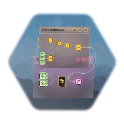 Emit at random position within region