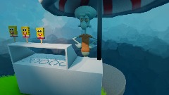 Squidwards new horrible job