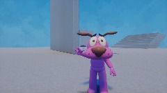 Courage The Cowardly dog Puppet Platform templane