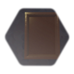 Realistic wood wall piece