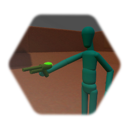 Radioactive snot gun