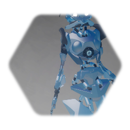 Custom rig. Female robot