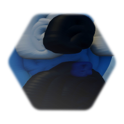 Screaming blue thing