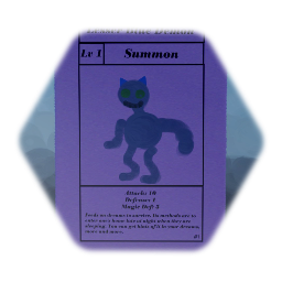 Summon: Lesser Blue Demon Card