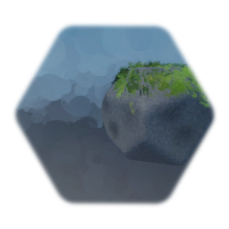 Rock with Moss