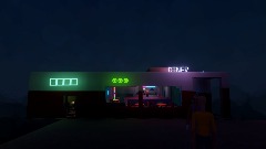 Dinner with Sponge and his dad