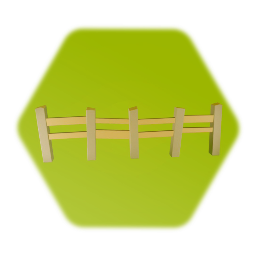 Wonky Wooden Fence