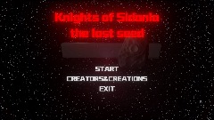 Knights of Sidonia start screen