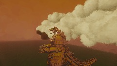 Mecha Godzilla destroys a city ( Godzilla King of titans )