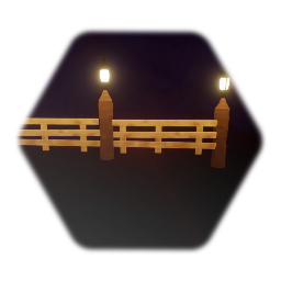Fence with Lanterns