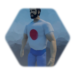 Man in t-shirt and jeans