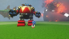 Death egg robot vs Sonic