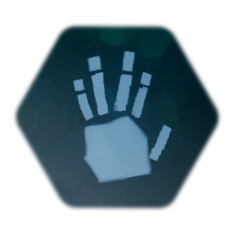 Blue Hand Print