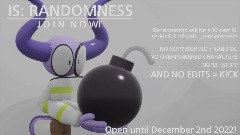 IS: Randomness - SIGN UP NOW!