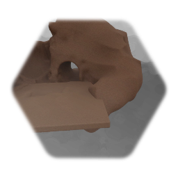 Curved Cave Tunnel And Assets