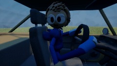 I'm driving with my feet