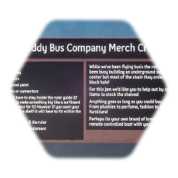 TricoBiddy Bus Company Merch Creation Jam