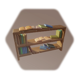 Haunted House - Bookcase with haunted Books