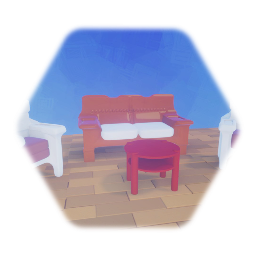 Sofa Doble ,individual y mesita de salón.