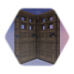 Oak Wood Door · Minecraft *(Opaque Square Flecked!)*