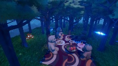 Picnic in the woods