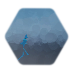 Polygons man puppet